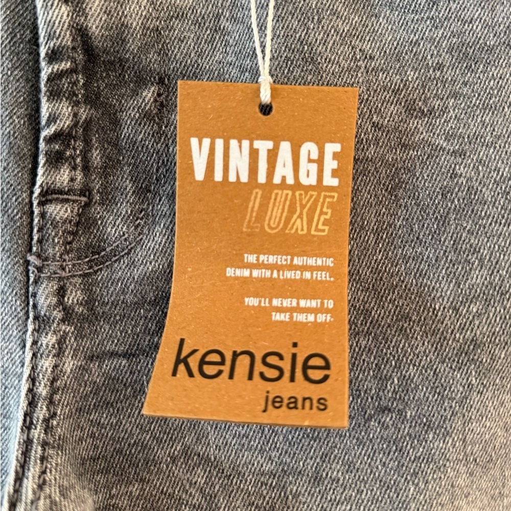 NWT Kenzie The Allie High Rise Slim Straight Vintage Luxe Jeans - Picture 4 of 11